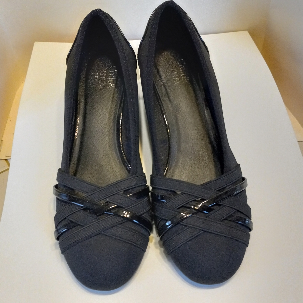 Croft & Barrow Black Dress Shoes Womens SZ 8.5M